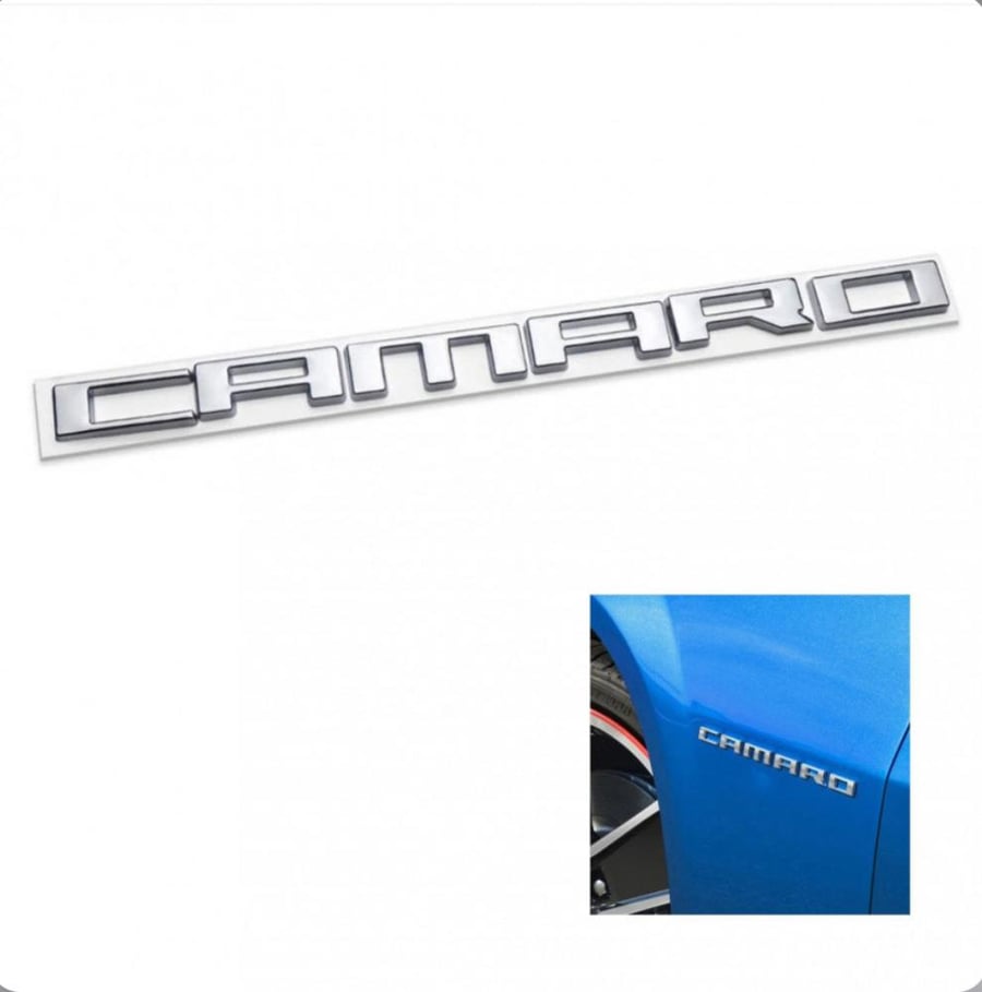 شعار CAMARO فضي - قطعه واحدة