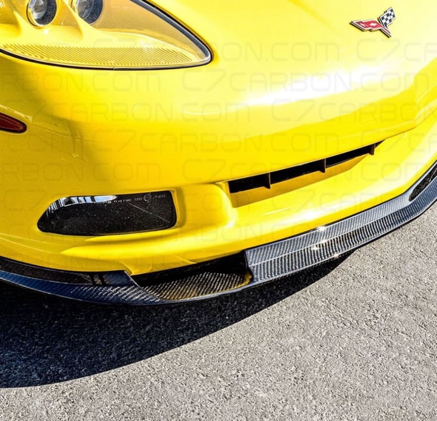 لحية كورفيت C6 ZR1 كاربون فايبر 2006 - 2013 تركب على ZR1 - ZO6