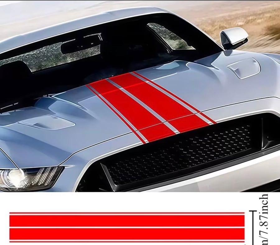 استكر خطين احمر موستنق 2015 - 2024
