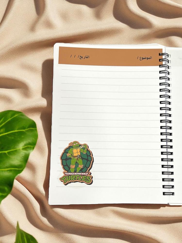 دفتر سلاحف النينجا طباعه من الداخل والخارج