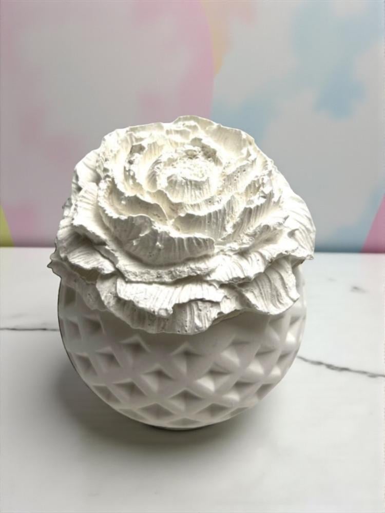 Incense holder or box made of concrete