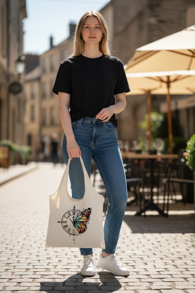 Fabric bags (Tote Bag) with permanent thermal print