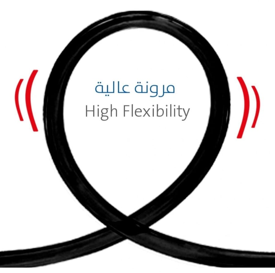 لي مكيف صحراوي أسود 6 ملم طول 5 متر جودة عالية