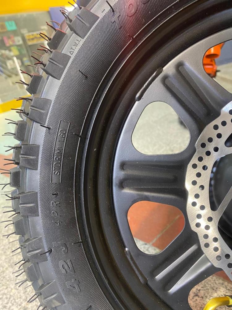دراجة كهربائية قابلة للطي بمحرك قوي وبطارية 48V - تصميم مريح مع سلة أمامية ومقعد خلفي مقاس 14 انش DK09L