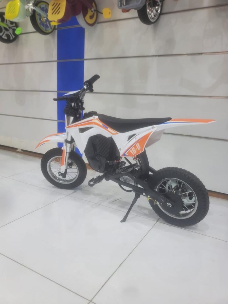 دراجة كروث كهربائية | للأعمار من 5 الى 14 سنة مع مفتاح تشغيل | بطارية 36V | محرك 350W | إمكانية ضبط السرعة للاباء | اضاءة LED | موسيقى وبلوتوث | موديل DK06L