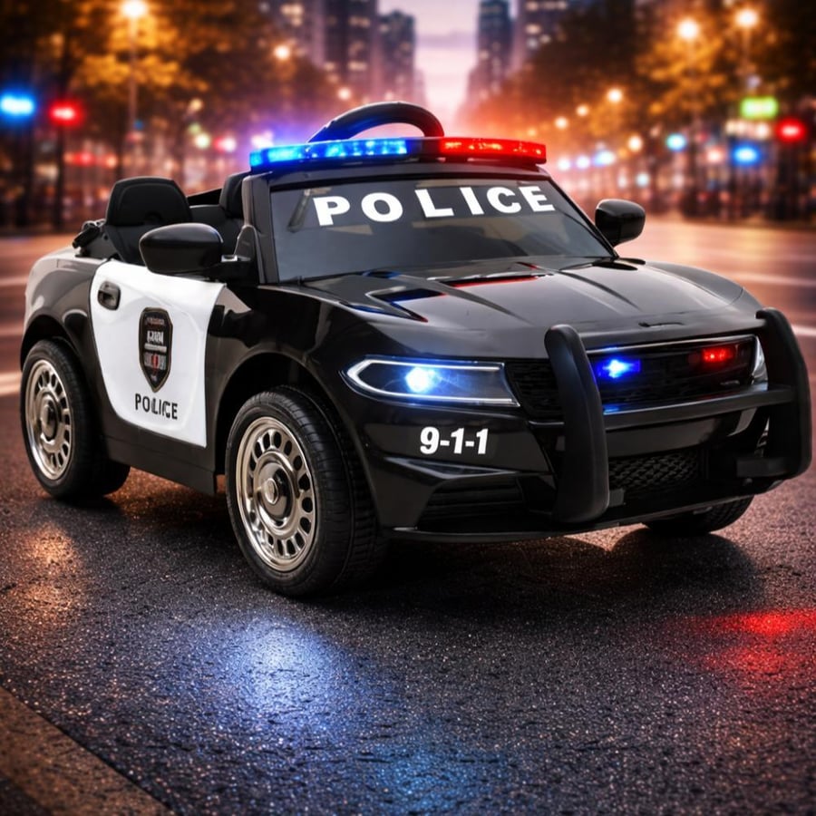 دورية الأمن السعودي Dodge Charger - كهربائية للأطفال | بطارية 12V | محركين 2 | ميكروفون | منبه بوليسي | ابواب قابلة للفتح | اضاءات LED | نظام الاهتزاز | موسيقى AUX\USB | ريموت تحكم | الوان متعددة |BCR7698
