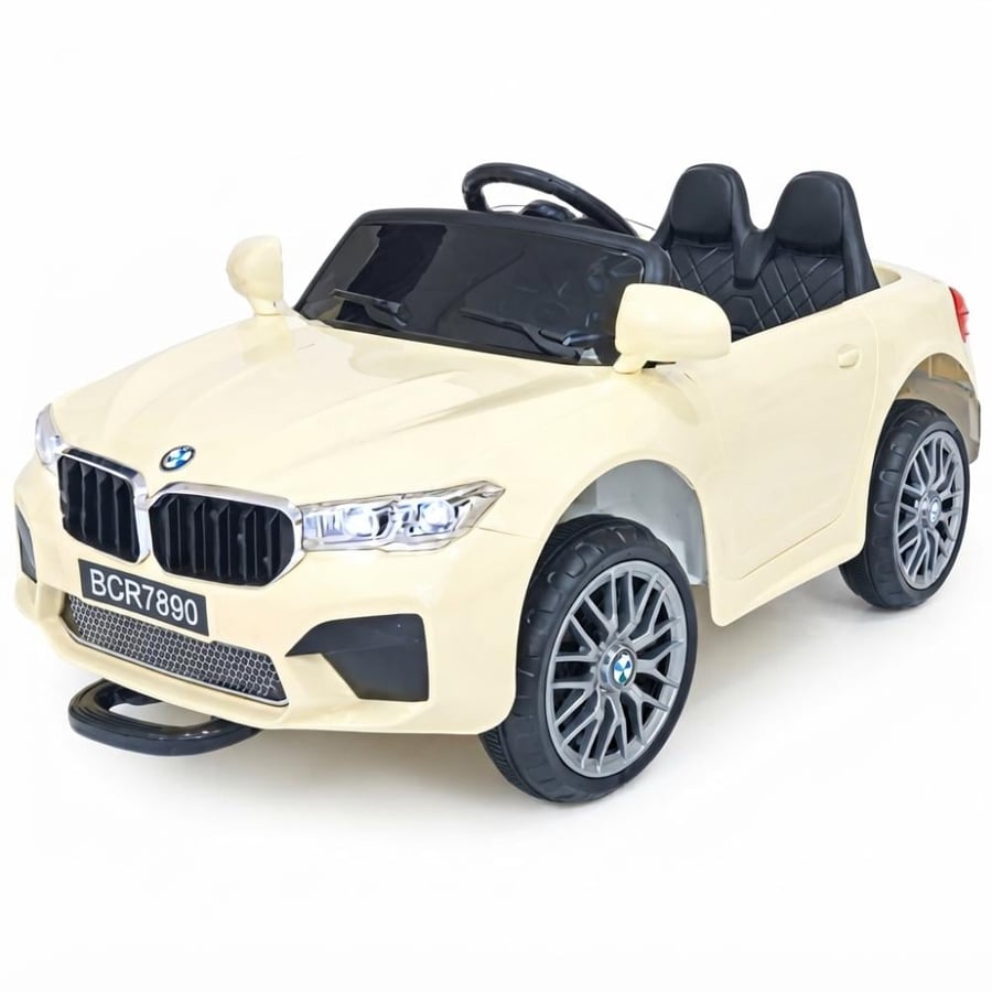 سيارة BMW فاخرة كهربائية للأطفال | بطارية 12V | محركين | ريموت تحكم | نظام الاهتزاز | موسيقى وشيلات - بلوتوث AUX\USB | اضاءة LED | الوان متعددة | BCR7890