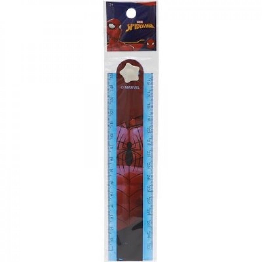 Marvel Spider-Man ruler, 12" (30 cm), plastic