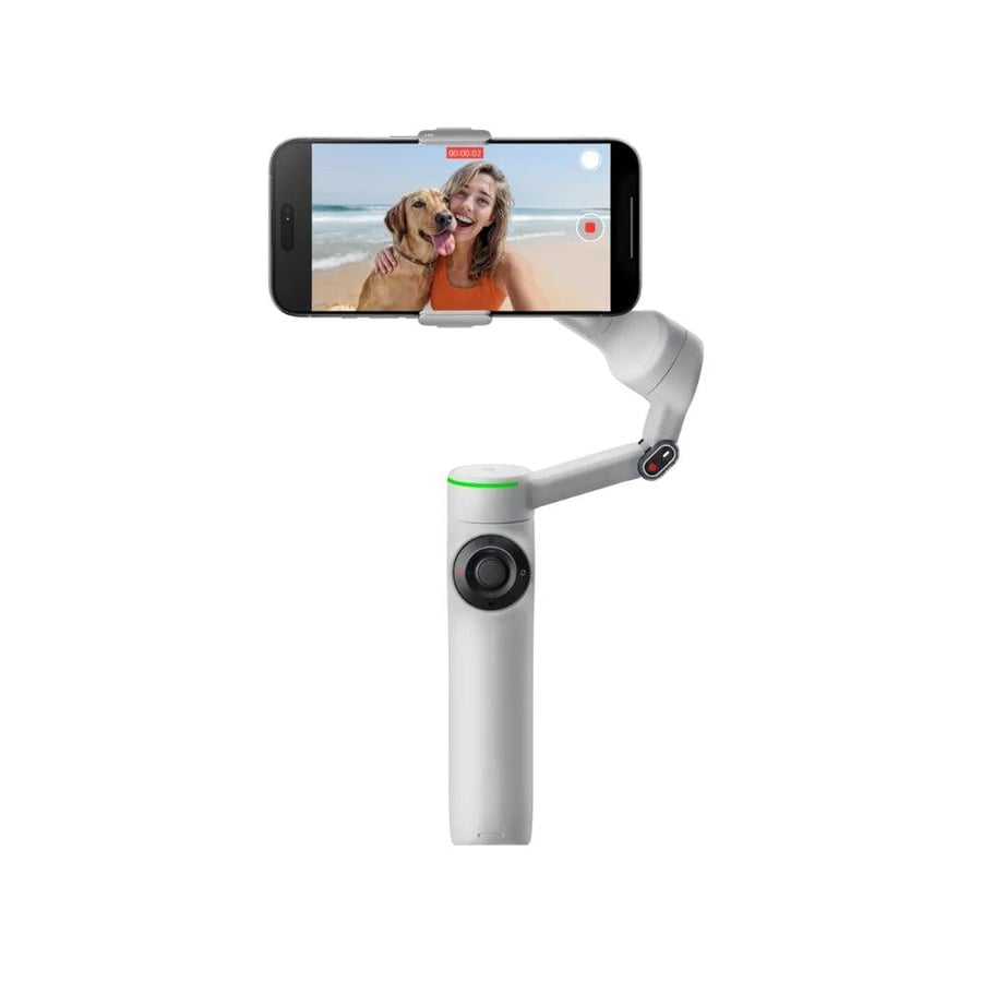 مانع اهتزاز الجوال Insta360 Flow 2 Pro مع تتبع ذكي - رمادي