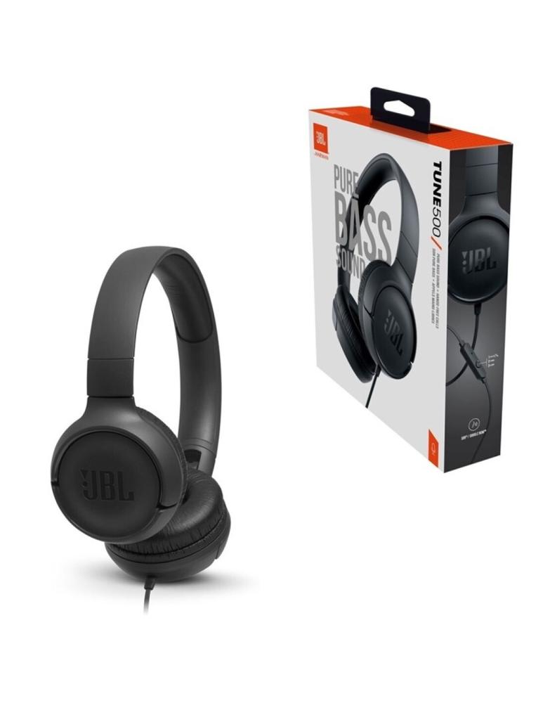 سماعة JBL TUNE 500 أون إير – صوت نقي وباس قوي