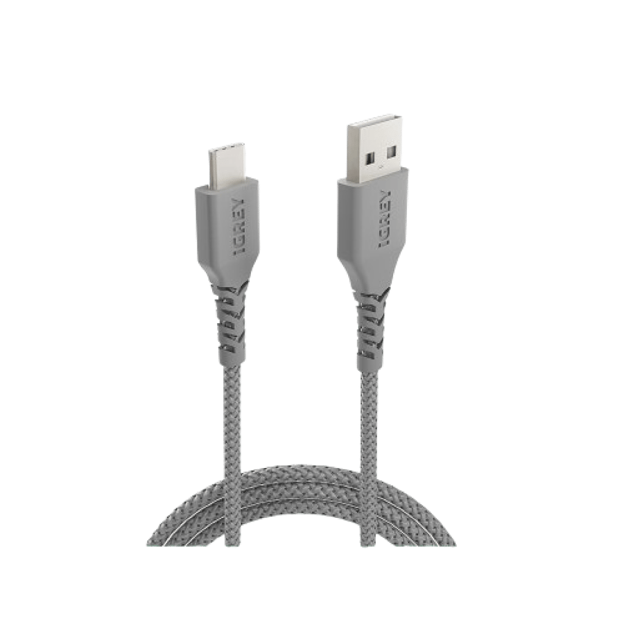 كيبل أي جري USB- تايب سي ايفون معتمد من ابل قماش ۱ متر