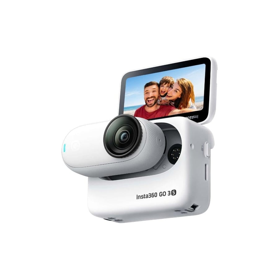 كاميرا Insta360 GO 3 باقة صناع المحتوى (Ultra Creator Bundle) - أبيض