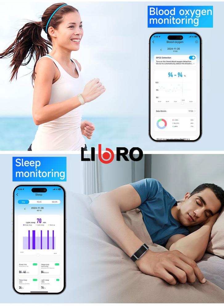 سوارة تتبع رياضية من ليبرو ابيض LIB-A150H / Beige