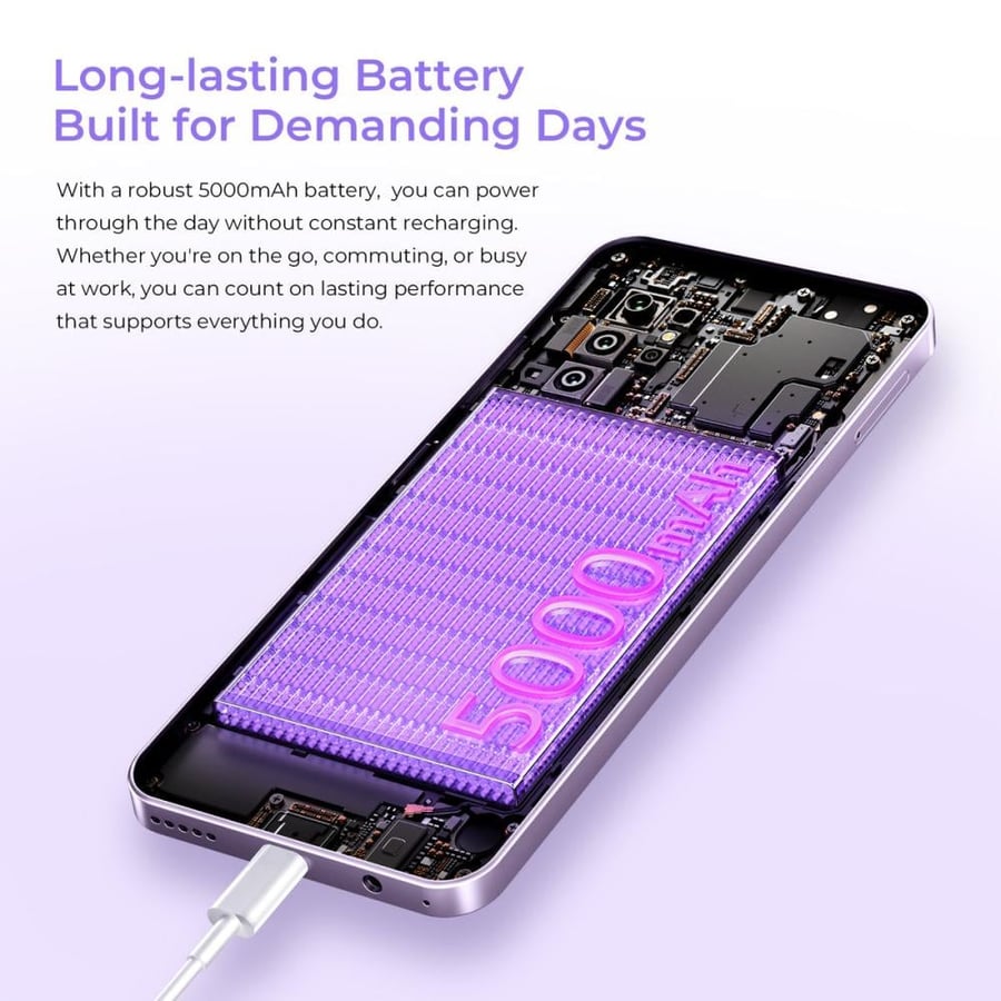 جوال Oukitel C2 ثنائي الشريحة 4G | شاشة 6.52 | رام 4GB — 3 ألوان