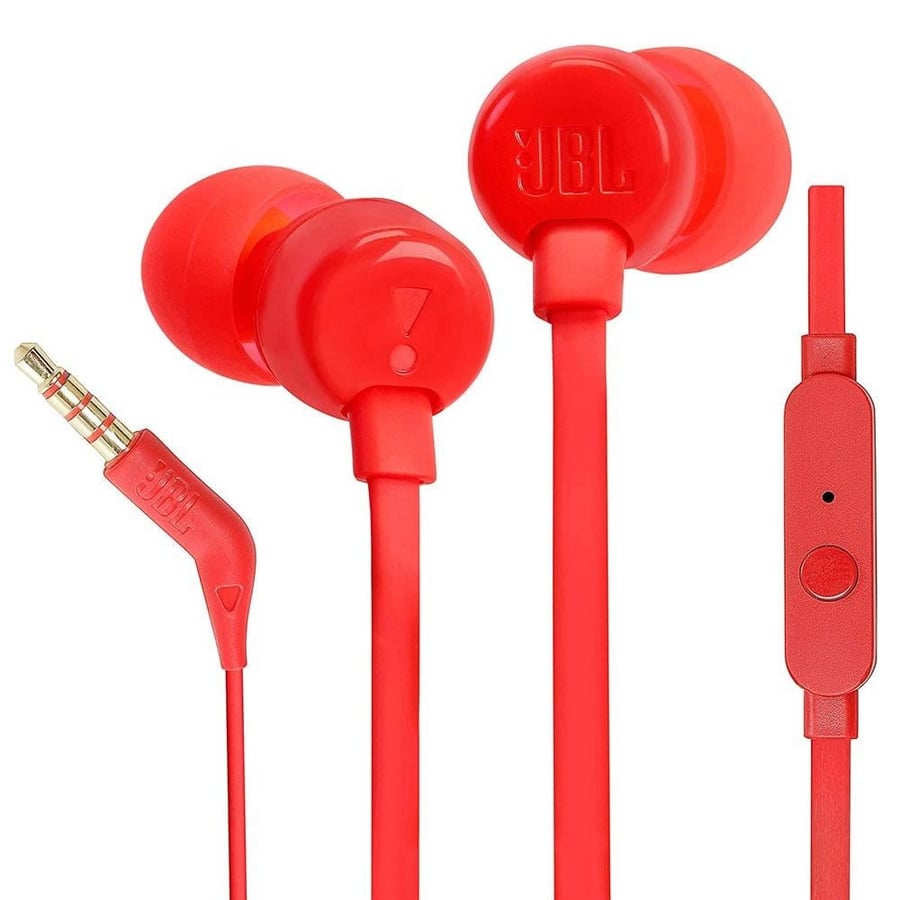 سماعة داخل الأذن بصوت نقي وباس عميق - JBL T110