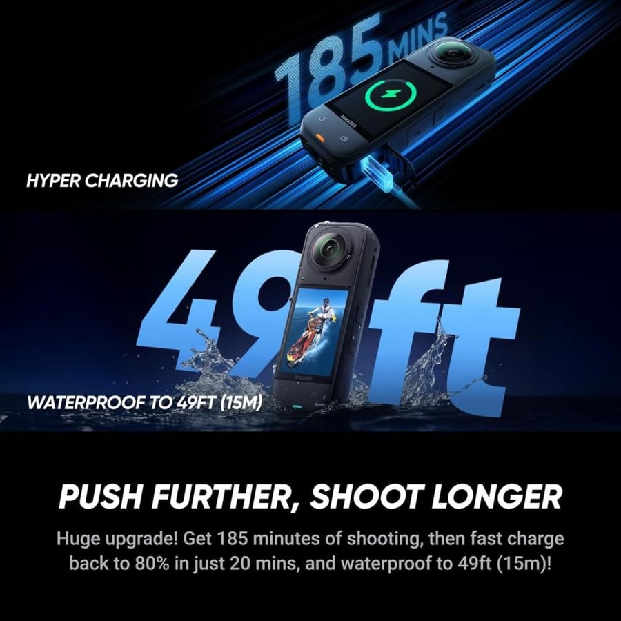 كاميرا Insta360 X5 الباقة القياسية (Standard Bundle)