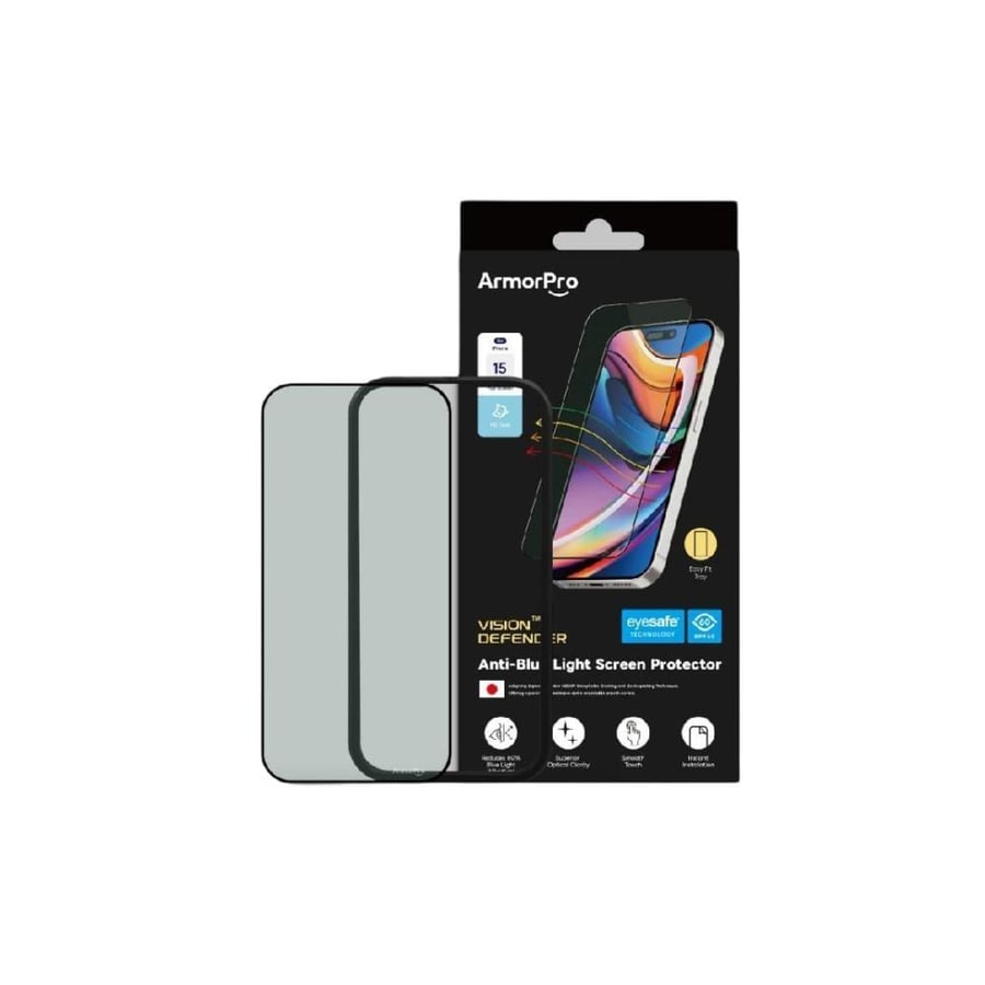 Armor Pro screen protector for iPhone 15 - transparent