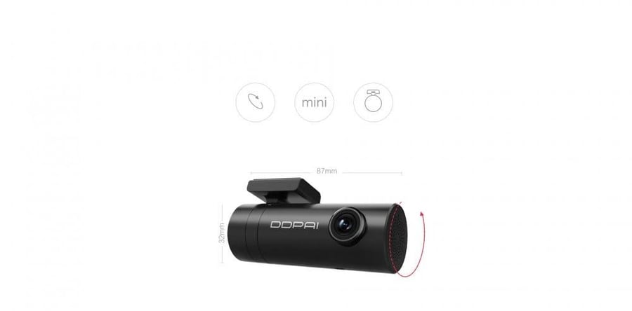 داش كام DDPAI Mini Pro أمامية