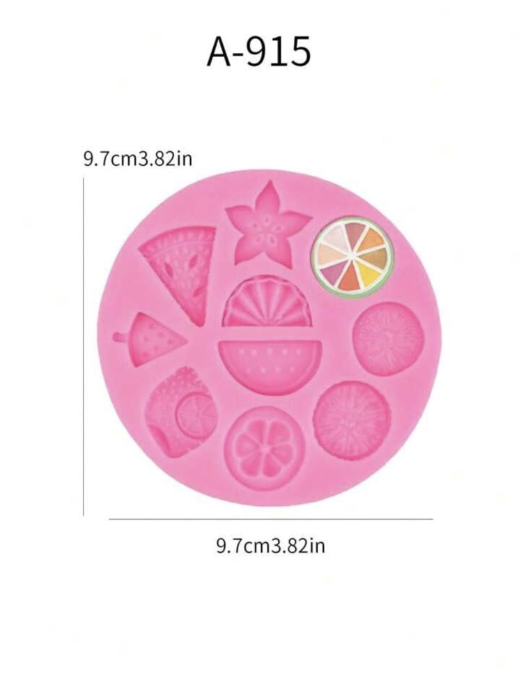 Silicone mold - fruits