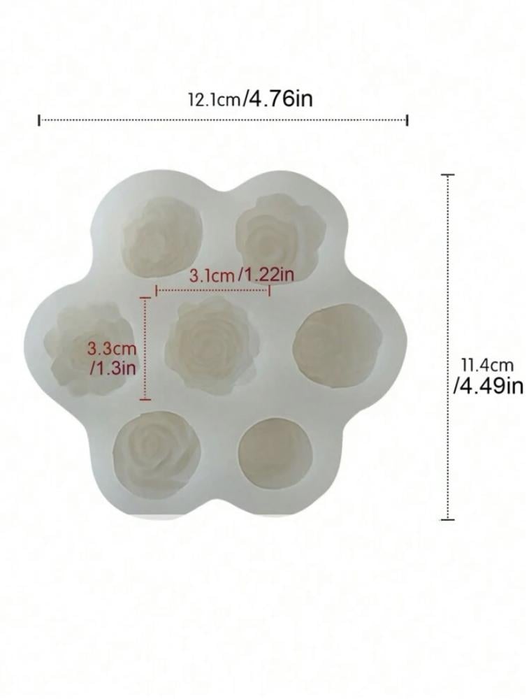 Silicone mold - small roses