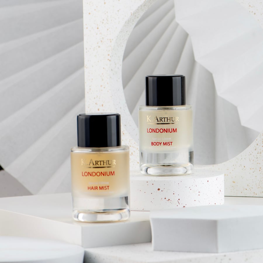 ك. آرثر كولكشن لوندونيوم معطر شعر +بودى ميست + عطر 50 مل