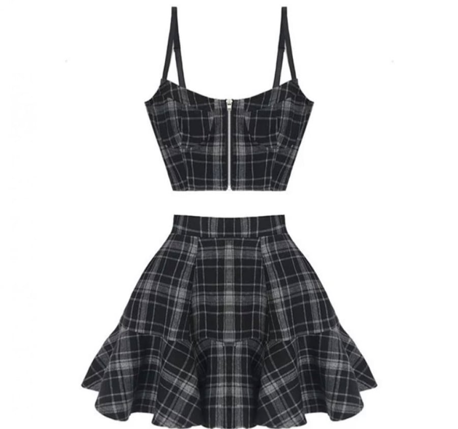 suit skirt and top