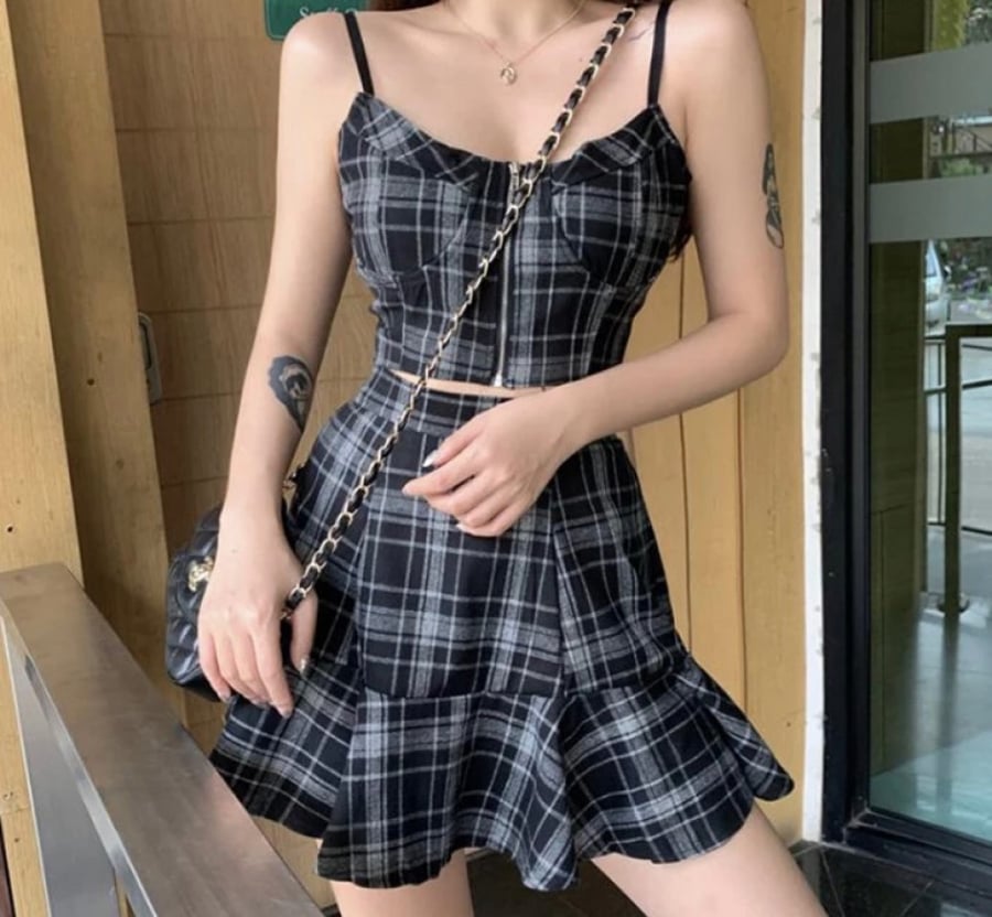 suit skirt and top