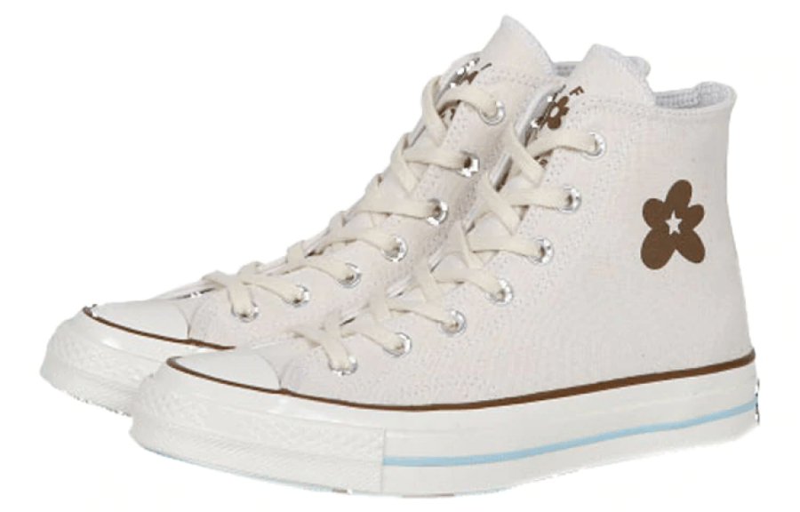 CONVERSE CHUCK TAYLOR 70 HI GOLF LE FLEUR - PARCHMENT