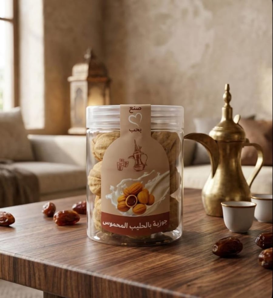 جوزية بالحليب المحموس