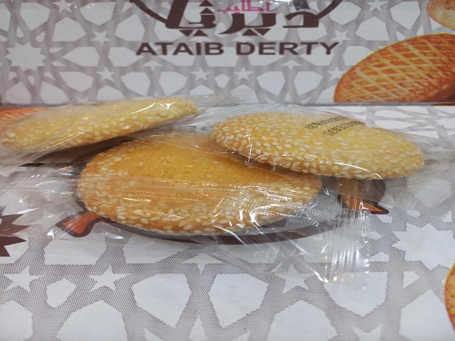 بسكوت سمسم ( ابيض )