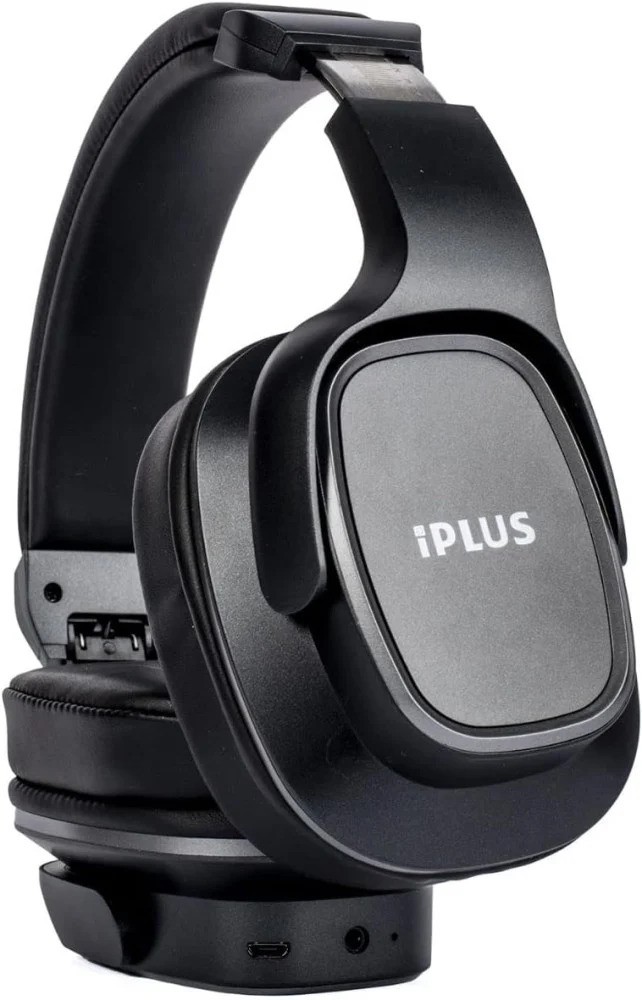 سماعة بلوتوث رأس مع مكبر صوت خارجي 2في1 من شركة iplus BT- 9980