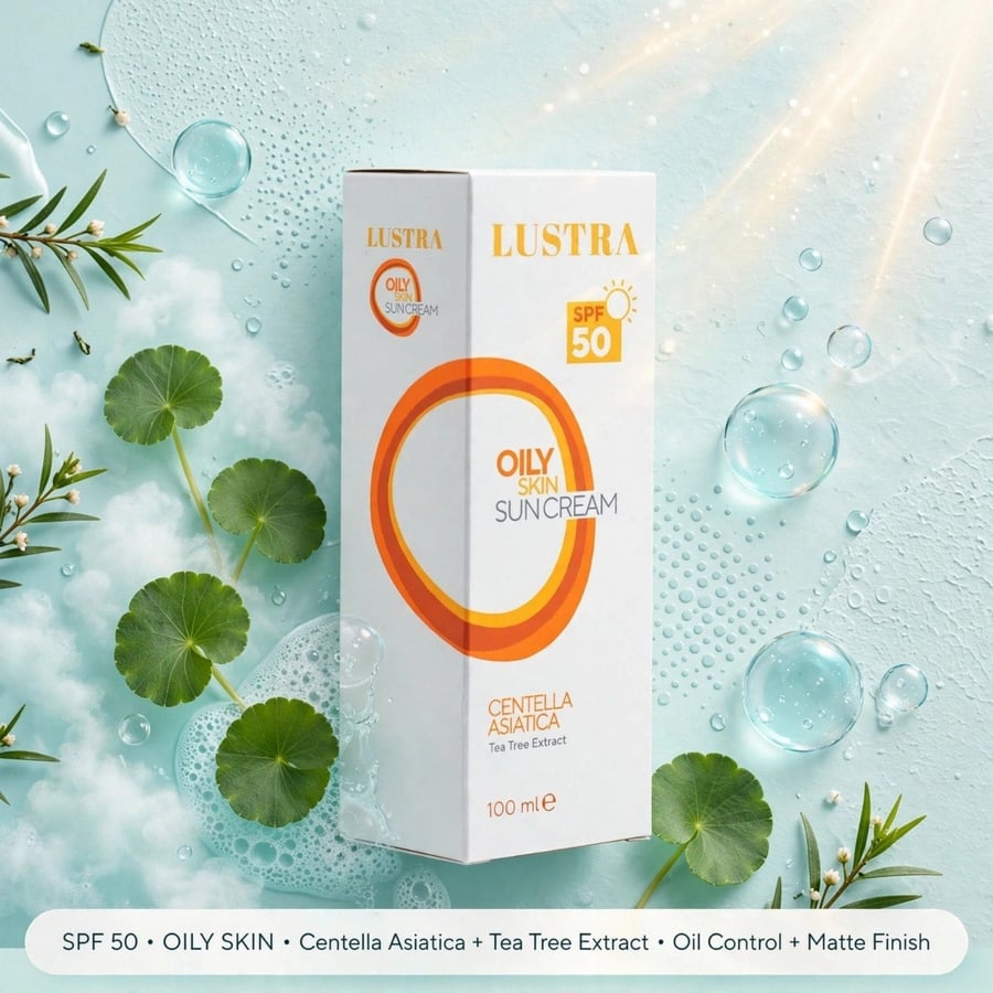 LUSTRA SUN CREAM SPF 50 OILY SKIN 100 ML 8257
