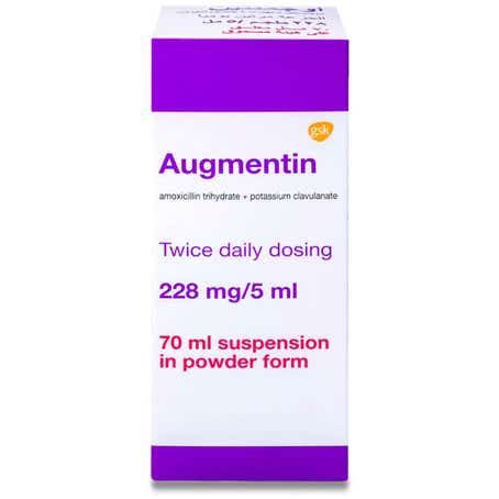 أوجمنتين ٢٢٨ مجم شراب معلق|AUGMENTIN 228 MG SUSPENSION