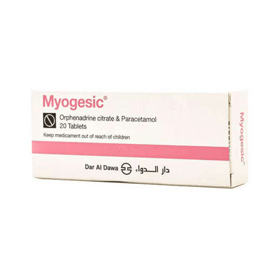 ميوجيسك 20 قرص|MYOGESIC 20 TAB
