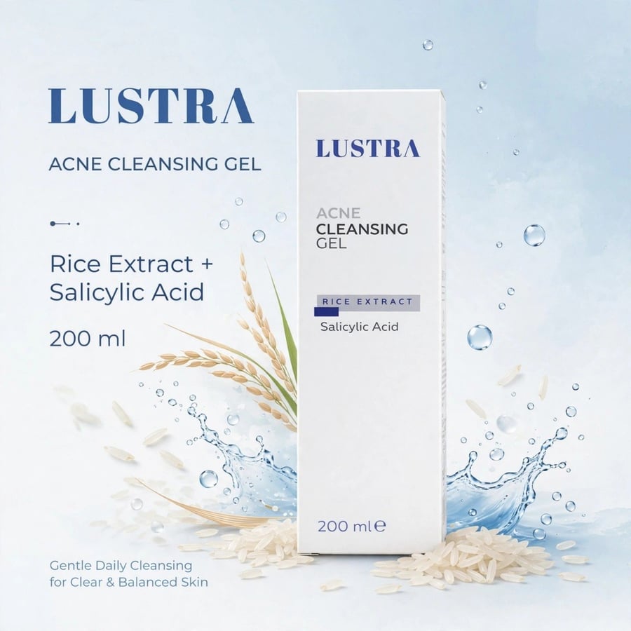 LUSTRA CLEANING GEL ACNE 200 ML