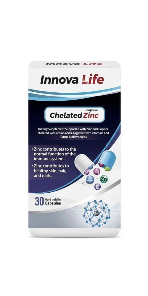 INNOVA LIFE CHELATED ZINC 30 CAP