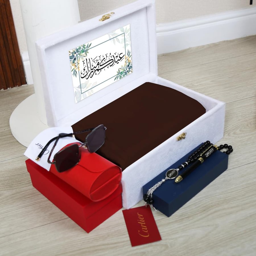 بوكس قماش العيد مع نظاره كارتير
