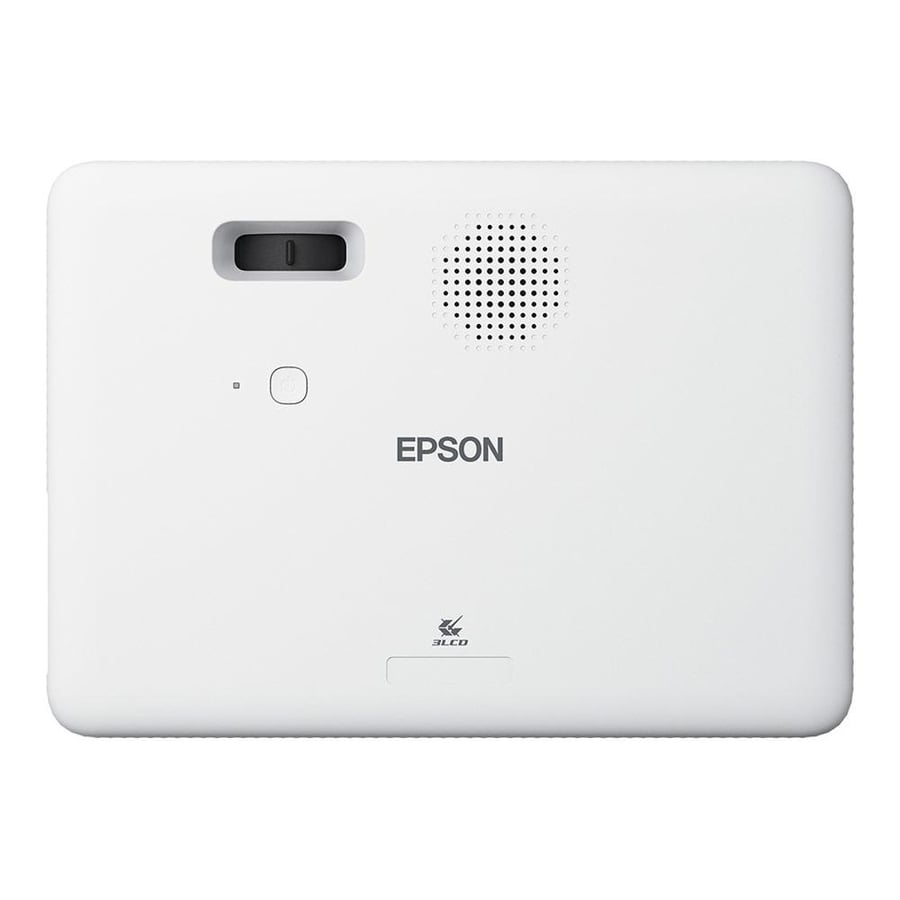 بروجكتر جهاز عرض احترافي من ايبسون شرائح 3LCD، اضائة، 3000 لومن، مكبر صوت 5 واط مدمج  Epson CO-W01