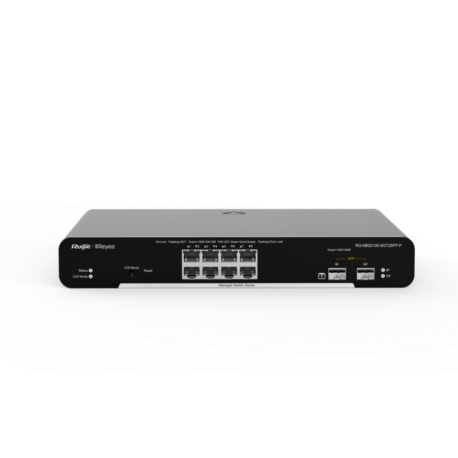 سويتش Ruijie Reyee RG NBS3100 8GT2SFP مدار شبكات