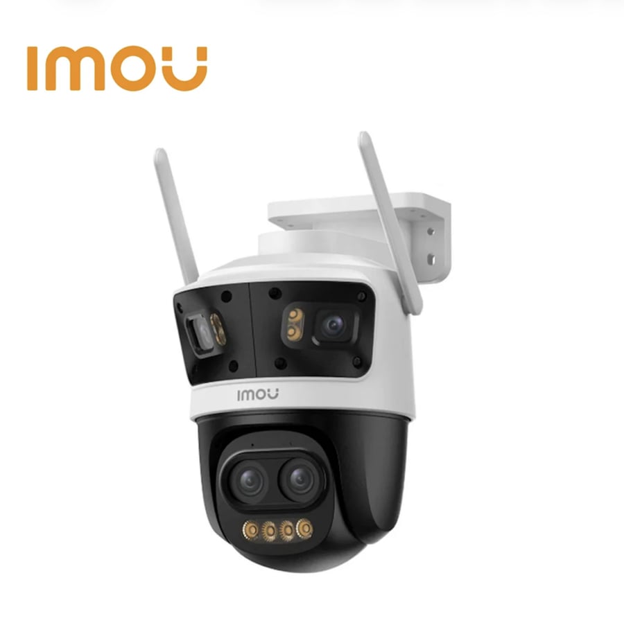 كاميرا مراقبة خارجية متحركة دقة 13 ميجا زوم 12 مرة ثلاثية العدسات Wi-Fi 6 مع PT وتتبع ذكي IMOU Cruiser Pano Z 13MP – IPC-S76DN-13M0N