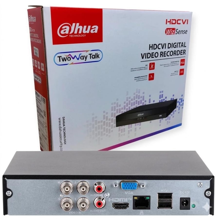 جهاز تسجيل كاميرات داهوا 4 قنوات WizSense XVR DH-XVR1B04-I/T