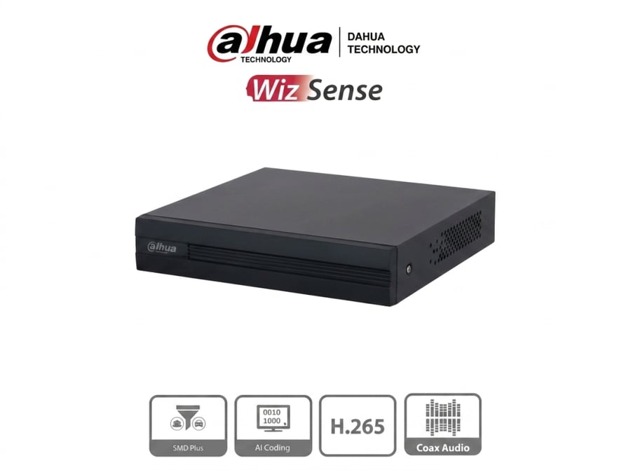 جهاز تسجيل كاميرات داهوا 8 قنوات WizSense XVR DH-XVR1B08-I/T