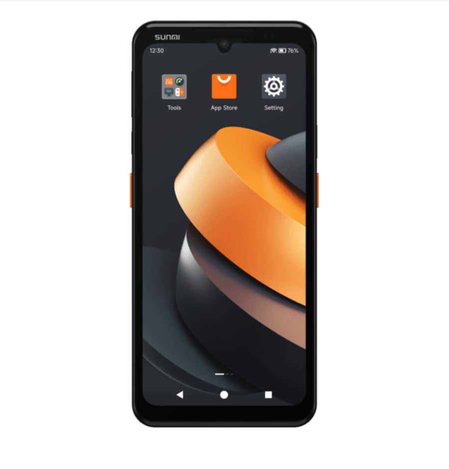 جهاز سونمي المحمول SUNMI L3 لجمع البيانات – 6GB+128GB – ماسح باركود 2D وبصمة وNFC