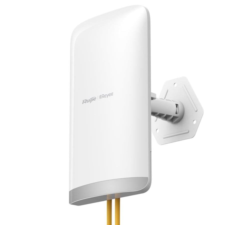 جسر لاسلكي Ruijie RG-EST350 V2 5GHz، يدعم نقل البيانات لمسافات طويلة تصل إلى 5 كيلومترات مع منافذ 2GE، ومقاوم للطقس IP65. يدعم eWeb وإدارة Ruijie Cloud | RG-EST350 V2