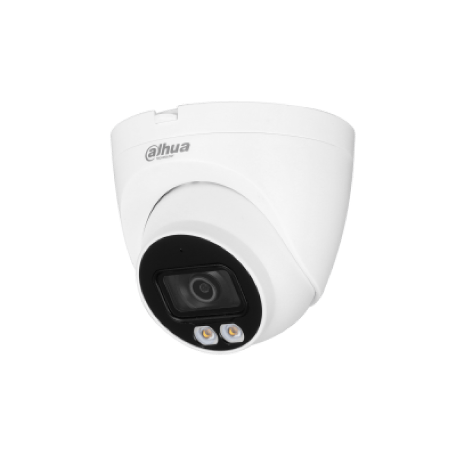 كاميرا مراقبة داهوا بتصميم Eyeball بدقة 2 ميجابكسل (Full Color)، موديل DH-IPC-HDW2239T-AS-LED-S2، مزودة بإضاءة LED