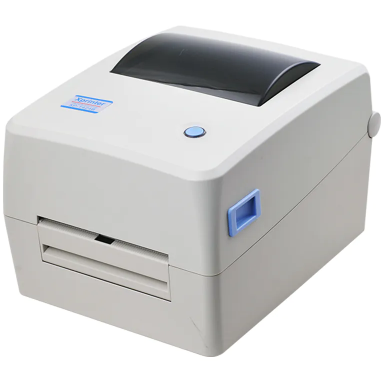 طابعة باركود حرارية XP-TT424B طابعة استيكرات حرارية عالية الجودة تعمل بالحبر او بدون لطباعة الباركود