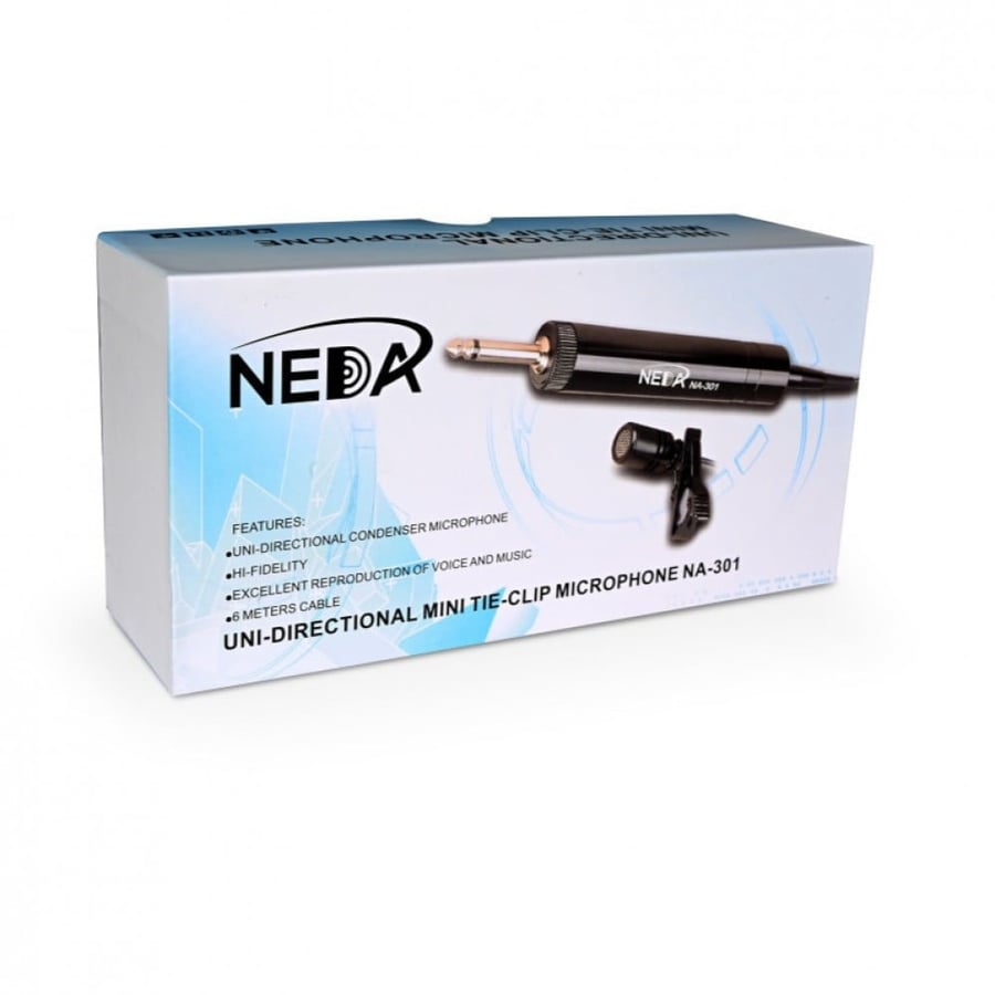 ميكرفون سلكي صغير عنق Mini Tie Clip Wire Microphone NA-301