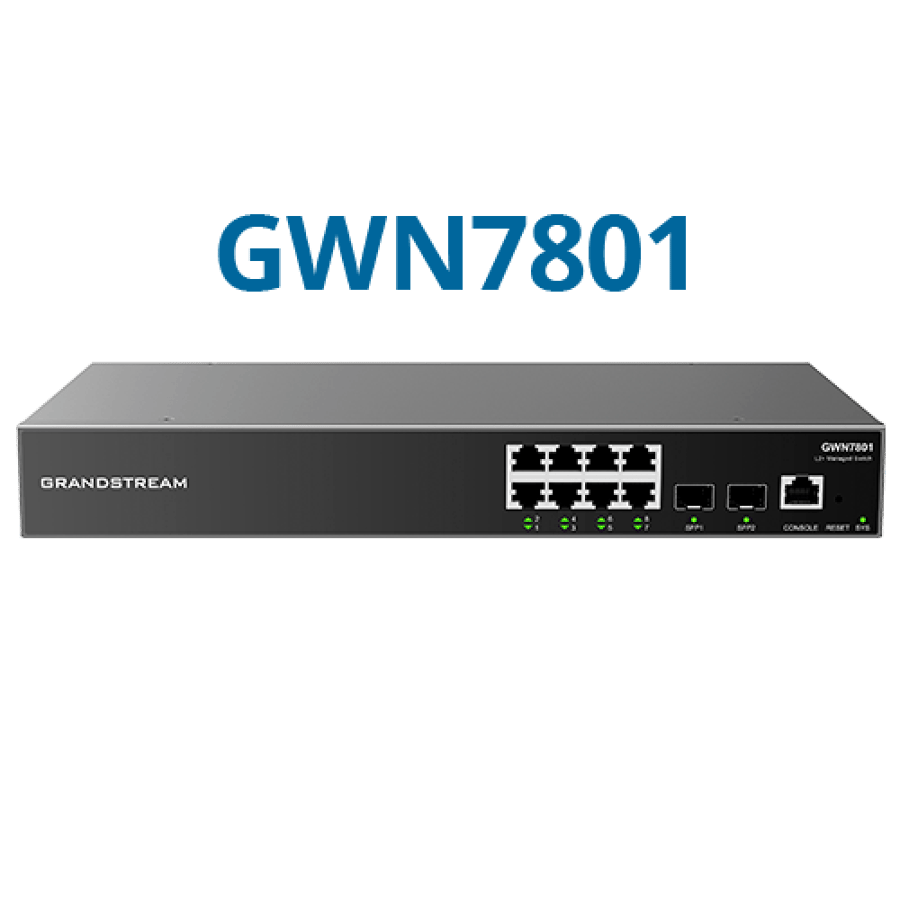 سويتش جراندستريم GWN7801P المُدار بتغذية PoE