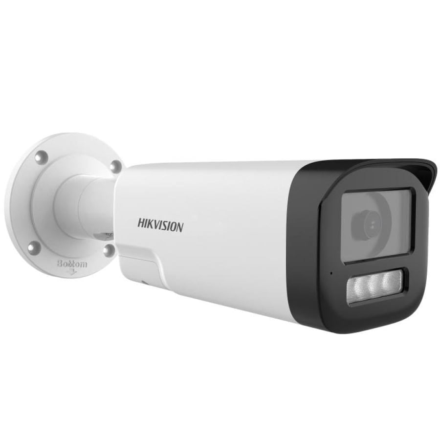 كاميرا هيكفيجن Hikvision بولت 4K بإنذار وصوت ثنائي – DS-2CE19U0T-LXTS