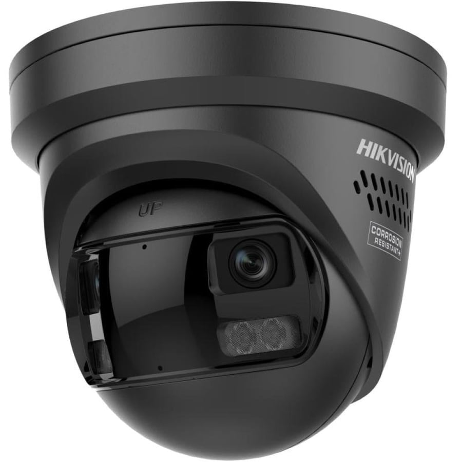كاميرا هيكفيجن Hikvision ColorVu 16MP بانورامية 180° وردع نشط – DS-2CD23167G3P-LIS2UY/SRB